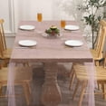 thumbnail image 6 of Tablecloth under $5! Xqxayjr Pearl Gauze Tablecloth, Sheer Wedding Arch Decoration Table Cover, Thin Gauze Table Runner for Birthday Party Decor, 6 of 8