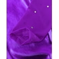thumbnail image 5 of YONGHS Kids Girls Ballet Dance Shiny Metallic Gymnastics Leotard Figure Skating Dancewear Purple 12, 5 of 7