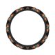 thumbnail image 1 of Balery Flower Horn Skull Fundas elásticas antideslizantes para volante, funda protectora universal para hombre y mujer, 15 pulgadas, accesorios para coche., 1 of 6