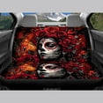 thumbnail image 3 of Binienty Sugar Skull Girl Car Seat Covers Front and Back Full Set 4 Piece Automotive Seat Covers Highback Vehicle Bucket Cushion Cover Stretch Fabric Easy to Install Auto Interior Decor Accessories, 3 of 5