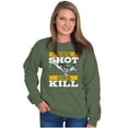 thumbnail image 4 of Hunters One Shot Buck Hunting Unisex Plus Size Sweatshirt Brisco Brands 5X, 4 of 6