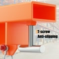 thumbnail image 6 of Forklift Lifting Hook Attachment,2200 Lbs Capacity Single Mobile Forklift Crane,Forklift Lifting Hoist with Swivel Hook and Large T-Screw,Orange, 6 of 7