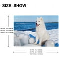 thumbnail image 7 of 300 PCS Jigsaw Puzzles Artwork Gift for Adults Teens, 10.6"x 15.5" White Samoyed Dog Looking at The Sea Wooden Puzzle Games, 7 of 7