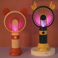 thumbnail image 4 of Mini portátil de la fan del PDA, fan con pilas recargable del USB con la base, 4 of 6