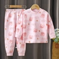thumbnail image 2 of masbird Toddler Pajamas Cotton Kids Pajamas for Boys Girls Long Sleeve Set 2 Piece Snug Fit Pjs Set 6-12 Months 12-24 Months 2t 3t 4t 5t 6t 7t 8t 9t Children(Pink,2-3 Y), 2 of 7