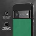 thumbnail image 6 of Nalacover Case for Google Pixel 6 Pro,Slim Luxury Premium PU Leather Non-Slip Grip Shockproof Bumper Anti-Scratch [ with Tempered Glass Screen Protector ] Cases for Google Pixel 6 Pro, Darkgreen, 6 of 8