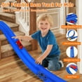 thumbnail image 6 of KiddiTouch 15 Ft Flexible Race Car Track for Kids, Hot Racing Wheels Track Set with Suction Cups, Compatible with Diecast 1/64th Cars, Rolls up Portable DIY Racetrack, 6 of 9