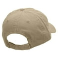 thumbnail image 4 of Born To Hunt Embroidered Garment Washed Cotton Twill Cap - Khaki OSFM, 4 of 5