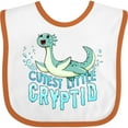 thumbnail image 3 of Inktastic Cutest Little Cryptid Loch Ness Monster Boys or Girls Baby Bib, 3 of 4
