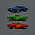 thumbnail image 3 of 1970 Road Legends Muscle Car Men's V-Neck T-shirt American Vintage Classic, 3 of 7