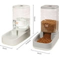 thumbnail image 6 of Elevon Automatic Pet Feeder and Water Dispenser Set, Dog Cat Gravity Food and Water Dispenser Set with Pet Food Bowl, Automatic Cat Feeder for Small Large Pets Puppy Kitten Large Capacity(3.8L), 6 of 7