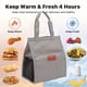 thumbnail image 3 of Bolsa de aislamiento térmico portátil resistente al agua fácil de limpiar fácil de abrir bolsa de almuerzo aislada con bolsillos para cubiertos para viajes ANGGREK Otros, 3 of 8