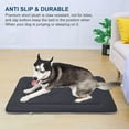 thumbnail image 4 of PROCIPE Large Dog Bed Washable Crate Mat Soft Fleece Pet Bed 47"x 32" Dark Grey, 4 of 8