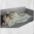 thumbnail image 6 of Magic Soft Flannel Fleece Throw Blanket, We Need Little Magic Frame Print Ornate Swirl Motifs Retro Pop Art Style, Cozy Plush for Indoor and Outdoor Use, 50" x 70", Multicolor, by Ambesonne, 6 of 6
