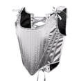 thumbnail image 5 of Mrat Shapewear Tank Tops Women Lace-Up Solid Fishbone Court Vintage Corset Straps Tank Tops Shapewear Womens Tank Tops Athletic S-31 Gray L, 5 of 7
