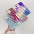 thumbnail image 2 of Wave Texture Case for iPhone 15 14 13 12 Pro Max Plus Cover Laser Gradient Color Shockproof Soft Bumper Acrylic Back Shell Funda, 2 of 6