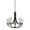 Provincial Bronze, variant on F18005-80-Sunset Lighting-Dalton - 5 Light Chandelier   Bright Satin Nickel Finish with Opal Etched Glass