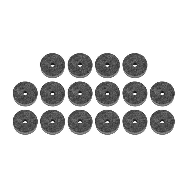 Drum Felts Pad, Long Service Life Collision Prevention Cymbal Replacement Accessories Protective Height Positioning For Percussion Instrument Black,Grey