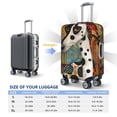 thumbnail image 3 of Salouo Abstract Dalmatian Art Pattern Travel Dust-proof Suitcase Cover, Softside Suitcase Protector Luggage Cover Protector for 18-32inch ,Not Included Suitcase, 3 of 8