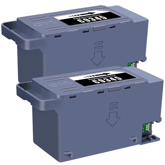 C9345 Ink Maintenance Box Replacement for WF7840 WF7820 WF7310 ET16650 8500 EC-C7000 C8090 Printer(2 pack)