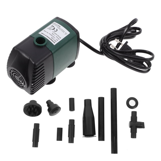 MasteelfCA 1 Set of Hydroponics Sinking Pump Pond Submersible Pump Fish Tank Water Pump (US Plug)