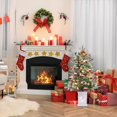 thumbnail image 6 of Prelit Artificial Christmas Trees with Two-Color Lights & Clusters Red Berry for Holiday Decor, Artificial Potted Xmas Tree with Lighting Modes, 6 of 7