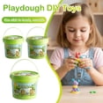 thumbnail image 2 of Air Dry Clay Kit for Kids, 12/24/36 Vibrant Colors Modeling Clay with Sculpting Tools, Safe & Non-Toxic DIY Magic Clay in Portable Storage Bucket, Ages 3-1, 2 of 7