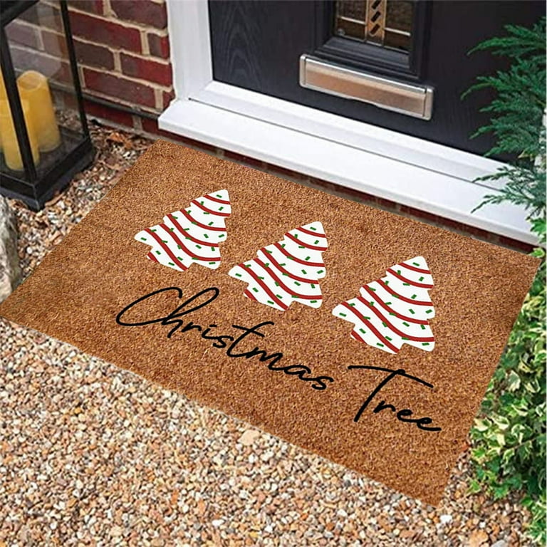 NATAL DESIGN - NATAL DESIGN × GO OUT welcome mat Christmas Door Mat Outdoor - Christmas Front Door Mat