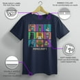 thumbnail image 3 of Boy's Minecraft Character Boxes Graphic Tee Navy Blue Large, 3 of 9