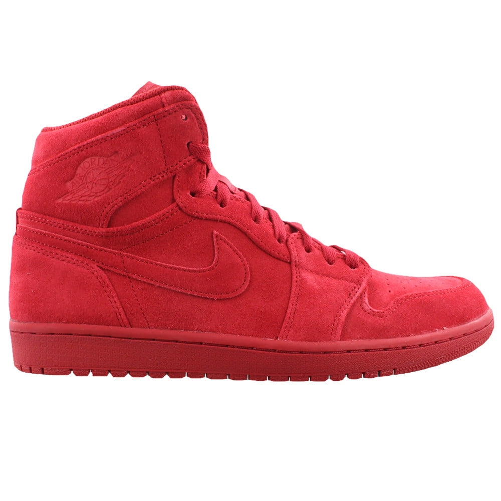 Mens Air Jordan 1 Retro High Suede Gym Red 332550-603 - Walmart.com