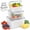 Gray, variant on Household Transparent Plastic Food Storage Box-Including Drain Basket, Airtight Food Storage Container Dishwasher Safe Produce Saver for Refrigerator Keep Berry Fruit Fresh Longer