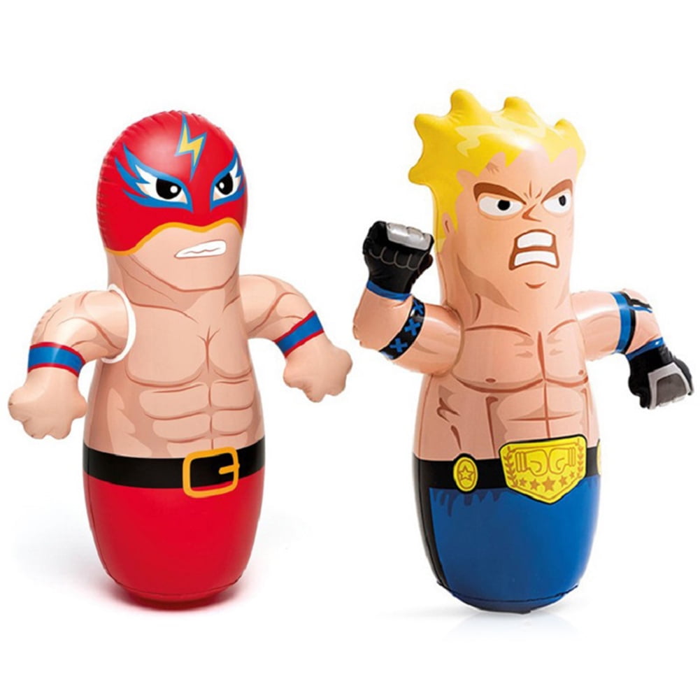Boxing Gloves Toy Wrestling Kids Bop set New SHOWDOWN Inflatable Punching Bag 