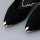 thumbnail image 2 of 1 Par de Zapatos para Mujer con Punta de Punta de Metal, Cubierta Protectora, Diseño de oro 2 Zulema Dije de zapato de metal DIY, 2 of 8