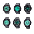 thumbnail image 1 of pitrice Montre de Sport Étanche avec Rétroéclairage LED, Montre-Bracelet Numérique de Mode avec Alerte pour Garçons, 1 of 8