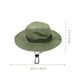 thumbnail image 2 of Sombrero de pescador Boonie para senderismo, pesca y actividades al aire libre (verde militar), 2 of 5