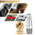 thumbnail image 6 of 1/4Inch Portable Air Chuck Closed Brass Ball Inflator for Gauge Compressor Accessories, 3 Pack, 6 of 7