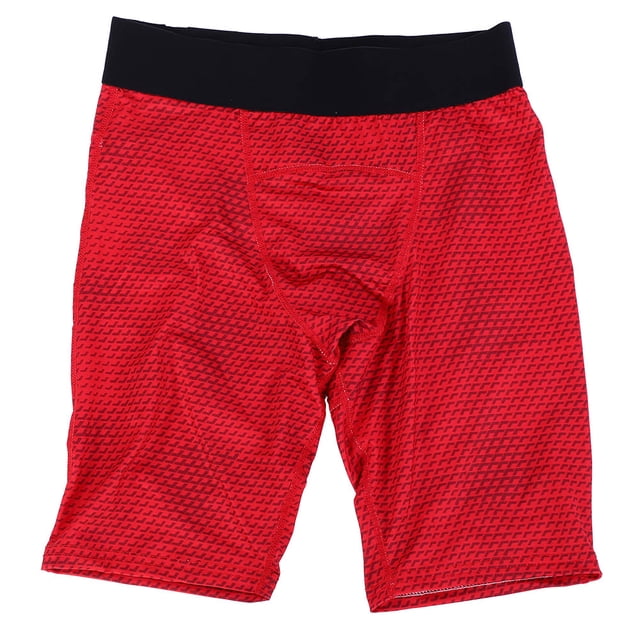 ATTOE Leggings de Basketball pour Hommes Compression Entraînement Physique Gym Short de Sport (Rouge m)-0814