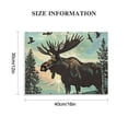 thumbnail image 3 of Orinice Moose Birds Trees Fine Art AestheticWall Painting for Classroom Kitchen Office Farmhouse Bathroom Room Decor Pictures Wall Art Print On Canvas Living Room Bedroom Home Office Wall, 3 of 6