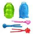 thumbnail image 2 of 5PCS Snow Snowball Maker Clip Maker Animal Shaped Snow Sand Mold Tool Winter Snow Toys Kit, 2 of 7