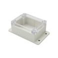 thumbnail image 1 of HUGFEGWE Junction Box ABS Plastic Dustproof Waterproof IP67 Universal Electrical Project Enclosure with Transparent Clear Cover and Fixed Ear 4.53" x 3.54" x 2.17" U2536-19147, 1 of 7