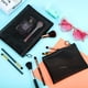thumbnail image 4 of Bolsas de maquillaje de malla Boao, 6 piezas, organizadoras de viajes, negras, 4 of 7