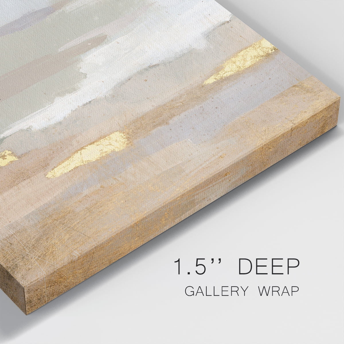 Wexford Home Abstract Coastland IV-Premium Gallery Wrapped Canvas, 10" x 10" - Ready to Hang