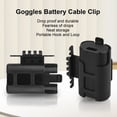 thumbnail image 3 of Goggles Head Strap Battery Bracket, Goggles Head Strap Battery Clip Soft Cushion with 30cm Power Cable for Outdoor Flying, 3 of 8