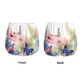 thumbnail image 5 of Lsque Butterfly And Flowers Printed Women's Running Shorts with Liner Pockets,Elastic Quick Dry Workout Athletic Gym Yoga Shorts,Womens High Waist Shorts-X-Large, 5 of 9