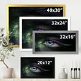 thumbnail image 4 of Designart 'Woman Eyes With Green & Purple Pigment & Sparkles' Modern Framed Art Print, 4 of 4