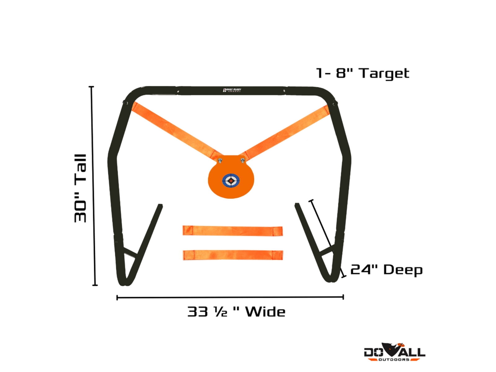 Do All Outdoors Range Ready High Cal Gong with Stand