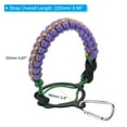 thumbnail image 2 of Uxcell Water Bottle Holder, Paracord Handle Carrying Strap Carrier Purple, 2 of 6