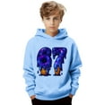 thumbnail image 2 of CAIXIA Boys Hoodies Size 8-10 6 7 Meme 67 Sweatshirt Meme Kids Long Sleeve Sports Graphic Pullover Athletic Thermal Fuzzy Hooded 2026,Light Blue, 2 of 5