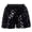Black, variant on Elastic High Waist Sequins Shorts for Women Solid Glitter Straight Leg Hot Bottom for New Year Disco Party Club Concert Gold XL