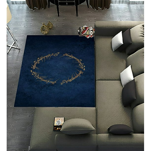 DEYOU Lord of The Rings Area Rugs 5 x 7ft Floor Carpet Mat for Living